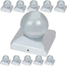 Load image into Gallery viewer, Pfostenkappen verzinkter Stahl 121mm 11er Set