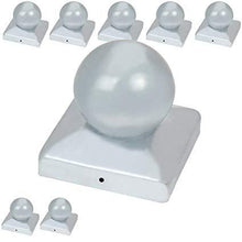 Load image into Gallery viewer, Pfostenkappen verzinkter Stahl 121mm 8er Set