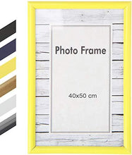 Load image into Gallery viewer, Holzbilderrahmen-40x50cm-gelb