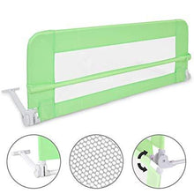 Load image into Gallery viewer, Kinder Bettgitter Gruen 102cm