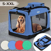 Load image into Gallery viewer, Hundetransportbox Blau Große: XXL