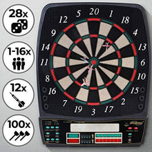 Load image into Gallery viewer, Elektrisches Dartscheibe mit 28 Spiele