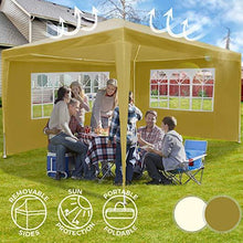Load image into Gallery viewer, Festzelt Pavillion 3x4 m Partyzelt beige