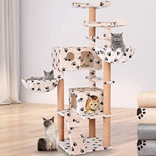Load image into Gallery viewer, Cat tree (Beige paw)