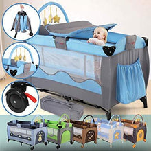 Load image into Gallery viewer, Kinderreisebett Blau