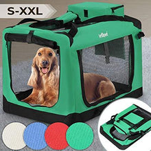 Load image into Gallery viewer, Hundetransportbox Grün Große: XXL