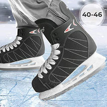 Load image into Gallery viewer, Eishockey Schlittschuhe 41 schwarz-weiss-rot