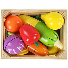 Load image into Gallery viewer, Obstkorb Kinderküche Kaufmannsladen Kaufladen Zubehör Spielzeugküche Kinderspielzeug gemischt
