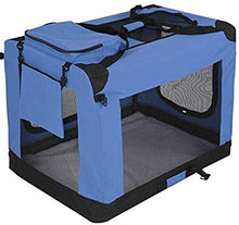 Load image into Gallery viewer, Hundetransportbox Blau Große: XXL

