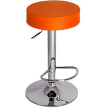 Load image into Gallery viewer, Barhocker Rund Orange 2er
