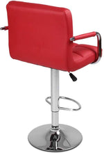 Load image into Gallery viewer, Kunstlederbarhocker(Rot)-2er
