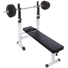 Load image into Gallery viewer, Hantelbank mit 40 kg Langhantel Set
