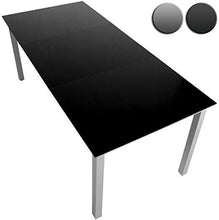Load image into Gallery viewer, Gartentisch Alu dunkelgrau schwarz 190x87cm

