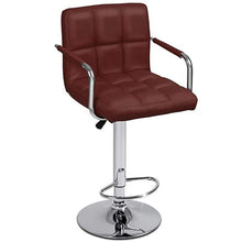 Load image into Gallery viewer, Barhocker Armlehnen Rotwein 2er
