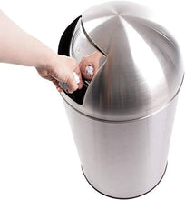 Load image into Gallery viewer, Push Mülleimer 50L Silber
