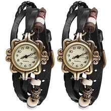 Load image into Gallery viewer, Armbanduhr-Schwarz 2er Set
