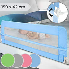 Load image into Gallery viewer, Kinder Bettgitter Blau 150cm
