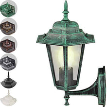 Load image into Gallery viewer, Aluguß Gartenlampe Aussenleuchte - Grün
