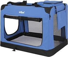 Load image into Gallery viewer, Hundetransportbox Blau Große: XXL
