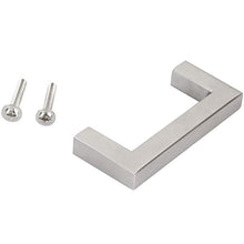 Load image into Gallery viewer, Möbelgriff-Edelstahl gebuerstet-64mm 5er Set
