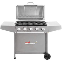 Load image into Gallery viewer, BBQ Gasgrill 5 DE/CH/ÖS silber
