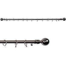Load image into Gallery viewer, Gardinenzubehoer-Schwarz Nickel-90-160cm
