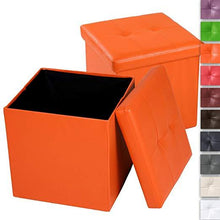 Load image into Gallery viewer, Faltbarer Sitzhocker (Orange)

