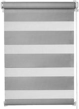 Load image into Gallery viewer, Doppelrollo 40x100cm grau
