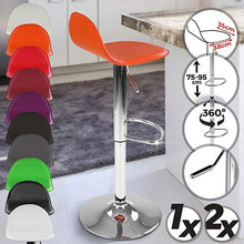Load image into Gallery viewer, Barhocker Rückenlehne Orange 1er
