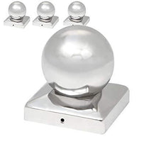 Load image into Gallery viewer, Pfostenkappen Edelstahl 101mm 4er Set

