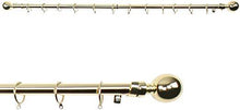 Load image into Gallery viewer, Gardinenzubehoer-Messing poliert-70-120cm
