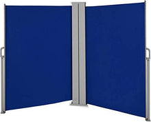 Load image into Gallery viewer, Doppel Seitenmarkise 180x600cm Blau
