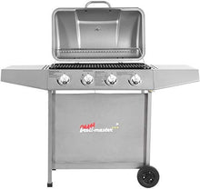 Load image into Gallery viewer, BBQ Gasgrill 4 DE/CH/ÖS silber
