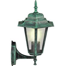 Load image into Gallery viewer, Aluguß Gartenlampe Aussenleuchte - Grün
