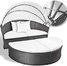 Load image into Gallery viewer, PolyRattan Sonneninsel (Grau)
