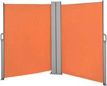 Load image into Gallery viewer, Doppel Seitenmarkise 180x600cm Terrakotta
