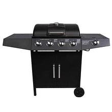 Load image into Gallery viewer, BBQ Gasgrill 4+1 DE/CH/ÖS schwarz
