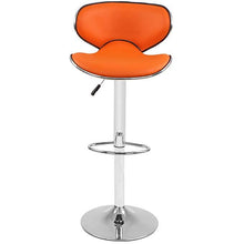 Load image into Gallery viewer, Lederbarhocker(Orange)-1er
