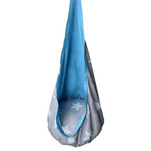 Load image into Gallery viewer, Hängesessel Blau-Grau
