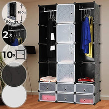 Load image into Gallery viewer, Kleiderschrank Schwarz
