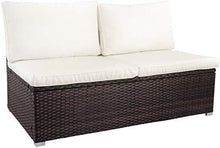 Load image into Gallery viewer, Polyrattan Sofa (Braun)
