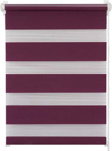 Load image into Gallery viewer, Doppelrollo 60x120cm aubergine

