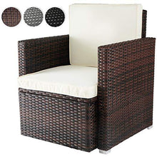 Load image into Gallery viewer, Polyrattan Sofa Braun 1er
