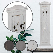 Load image into Gallery viewer, Flurgarderobe mit 3 Haken - Weiss 1er
