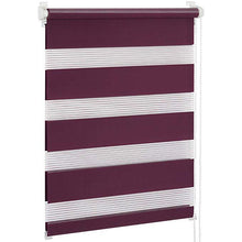 Load image into Gallery viewer, Doppelrollo 70x120cm aubergine
