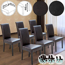 Load image into Gallery viewer, Esszimmerstuhl braun 6er Set
