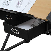 Load image into Gallery viewer, Architektentisch mit Hocker Buche
