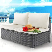 Load image into Gallery viewer, Polyrattan Sofa (Grau)
