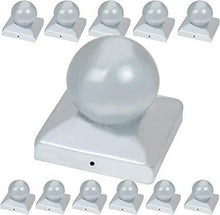 Load image into Gallery viewer, Pfostenkappen verzinkter Stahl 91mm 12er Set

