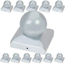 Load image into Gallery viewer, Pfostenkappen verzinkter Stahl 121mm 12er Set
